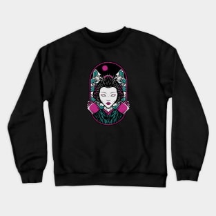 Japanese woman , geisha , Asian style Crewneck Sweatshirt